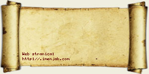 Mia Sibinović vizit kartica